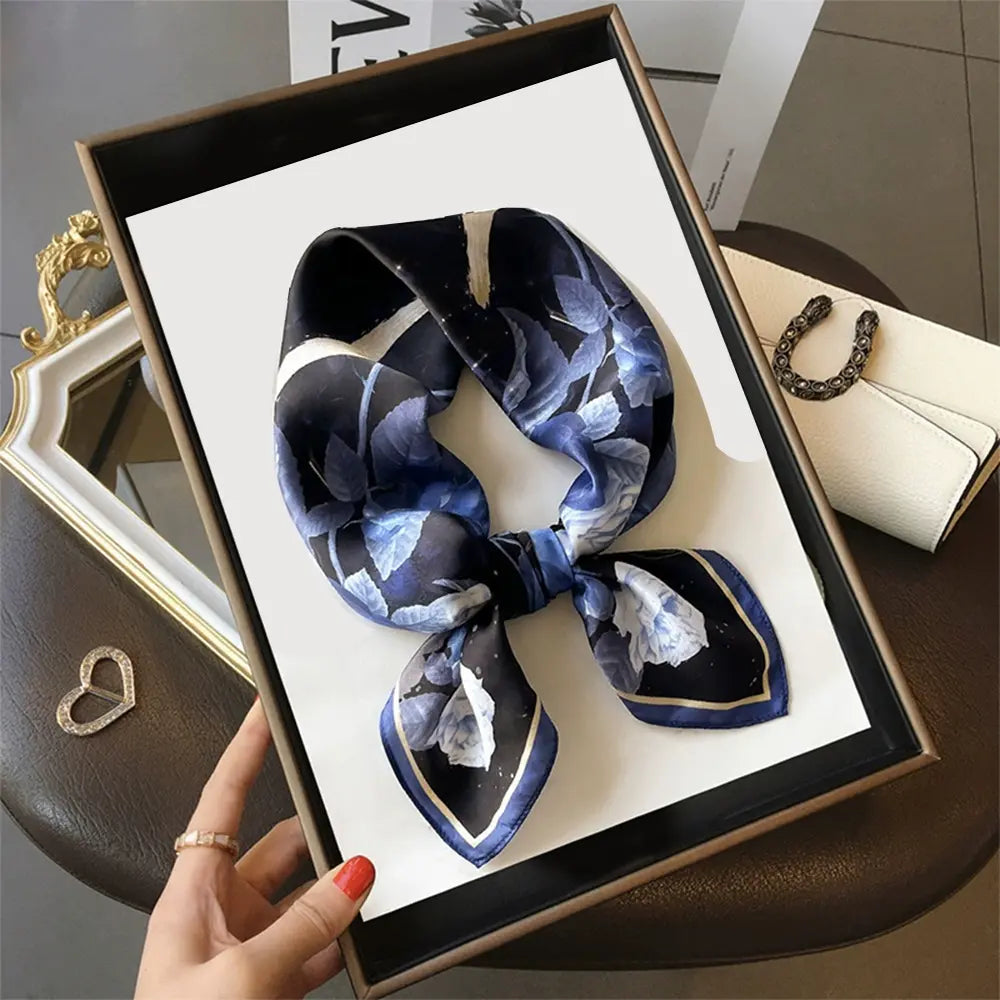 Audingull 100% Mulberry Silk Scarf for Women