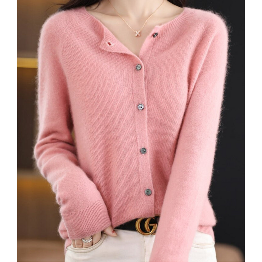 Luxury Merino Wool Cardigan for Women