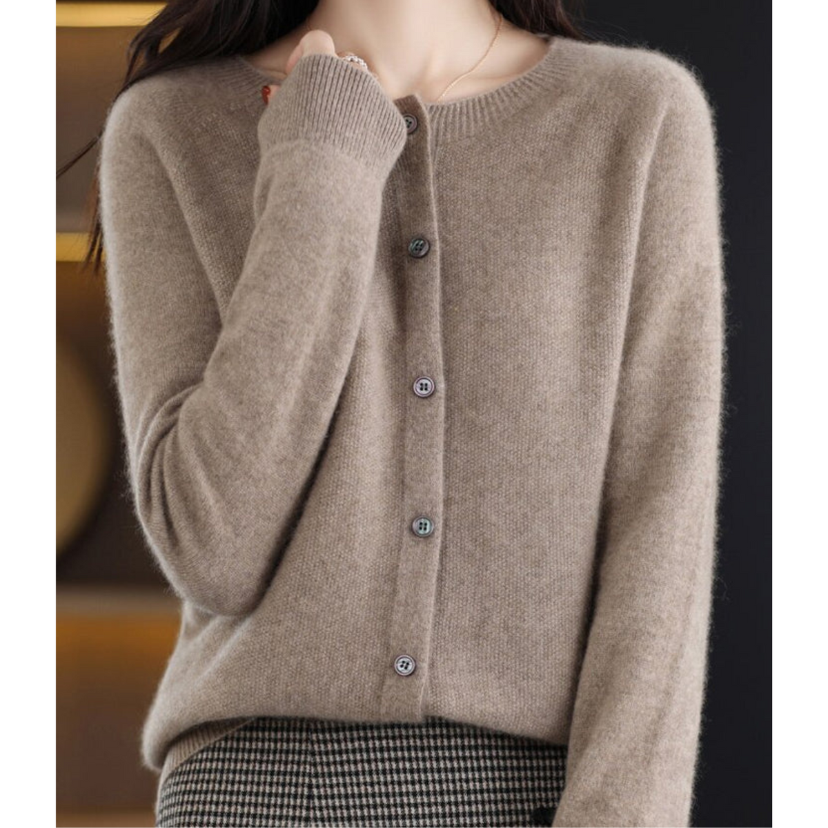 Luxury Merino Wool Cardigan for Women