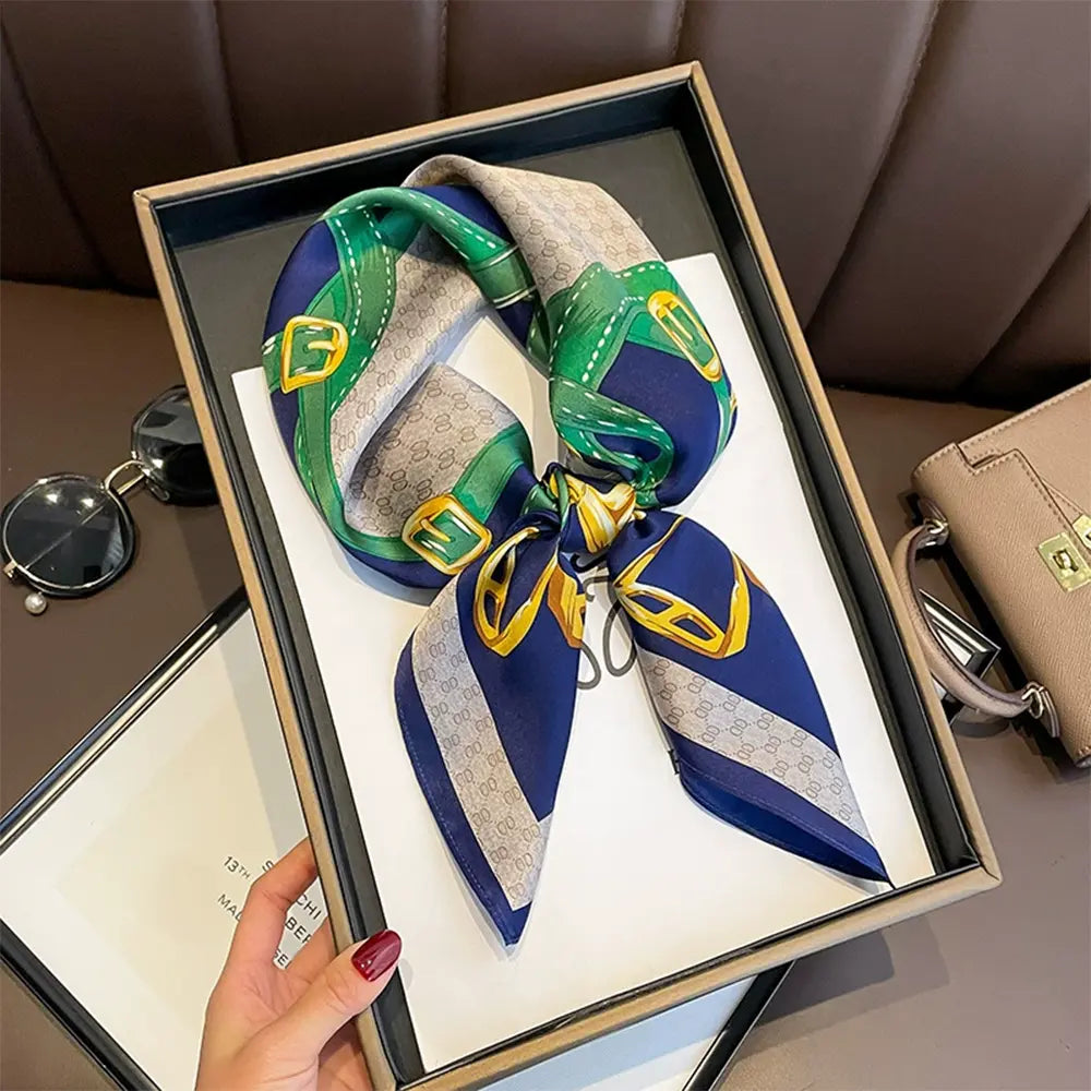 Audingull 100% Mulberry Silk Scarf for Women