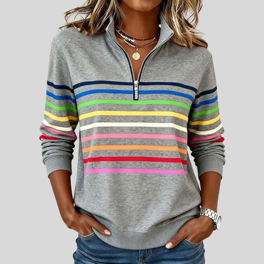 Reinou | Sporty Half-Zip Sweater