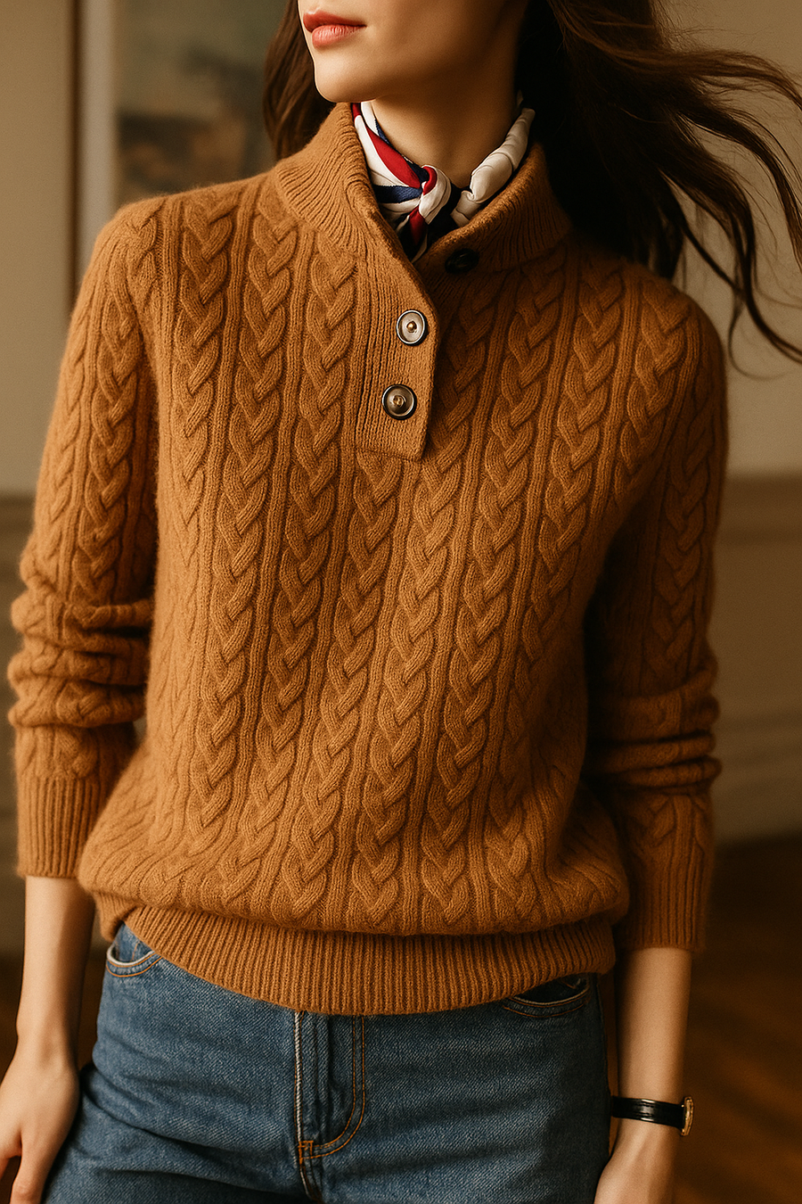 Arden Button-Up Sweater