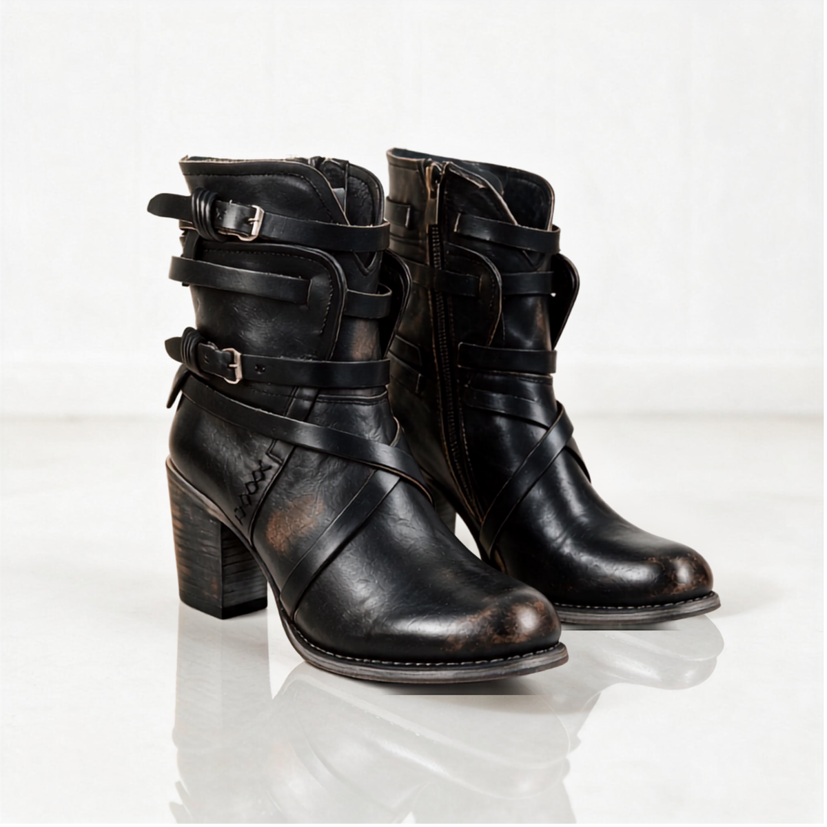 Aline Buckle Boots