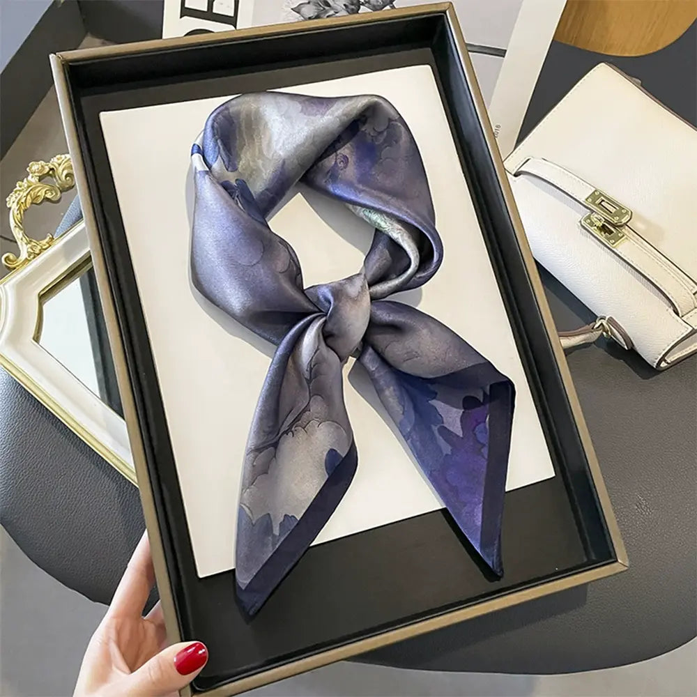 Audingull 100% Mulberry Silk Scarf for Women