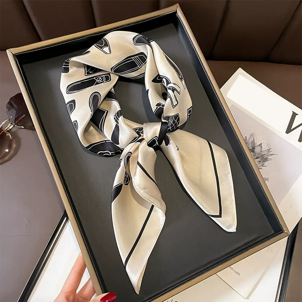 Audingull 100% Mulberry Silk Scarf for Women
