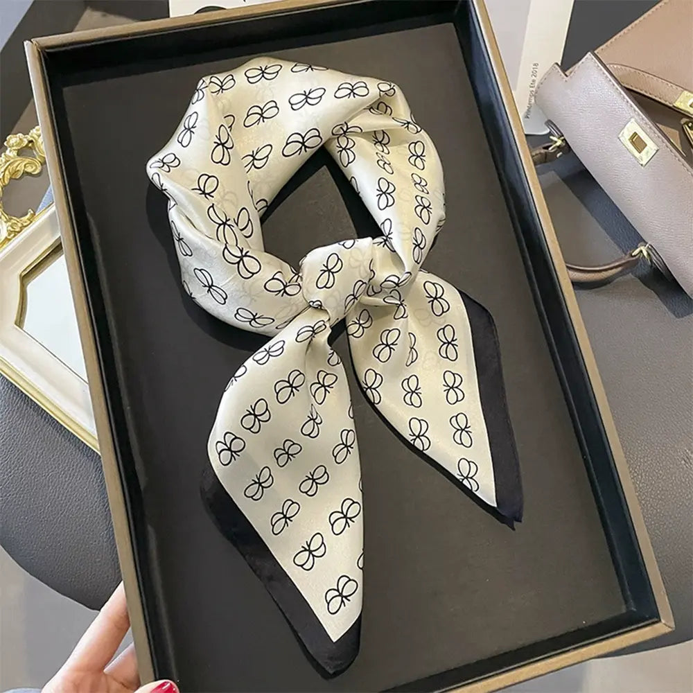 Audingull 100% Mulberry Silk Scarf for Women