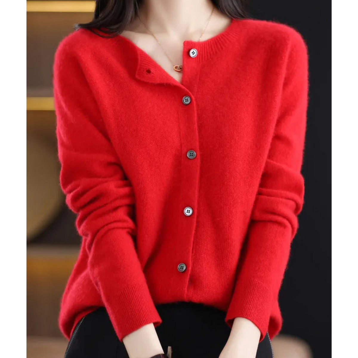 Luxury Merino Wool Cardigan for Women