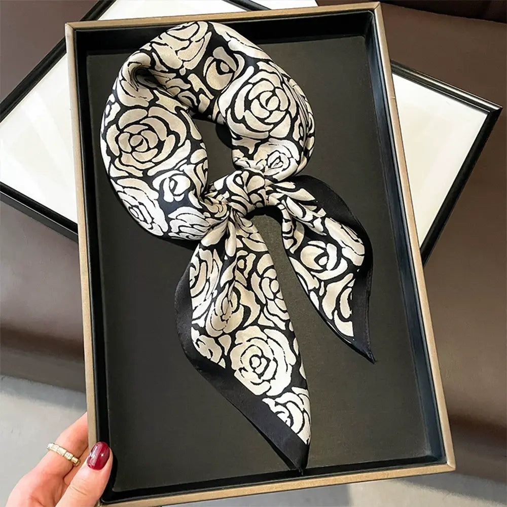 Audingull 100% Mulberry Silk Scarf for Women