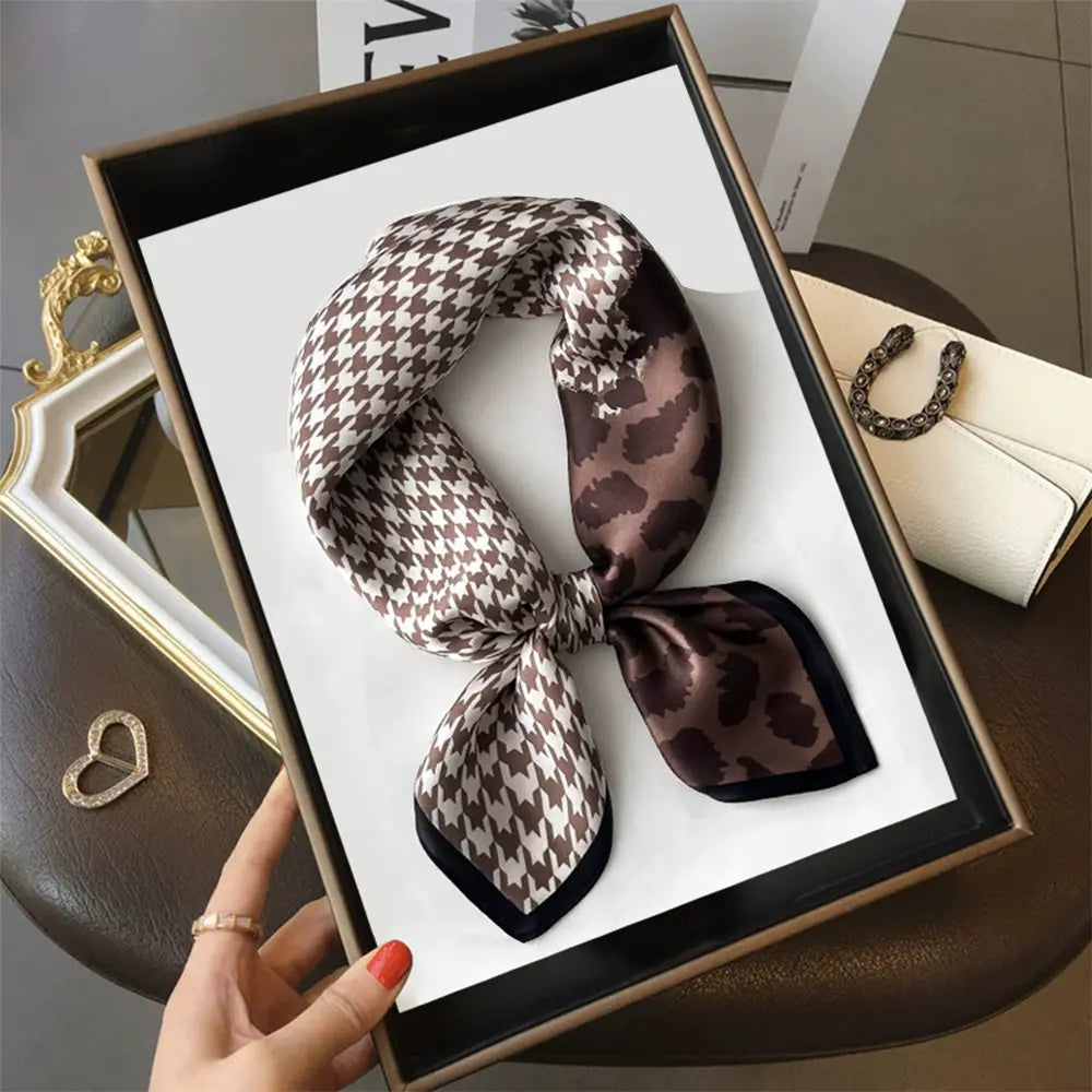 Audingull 100% Mulberry Silk Scarf for Women