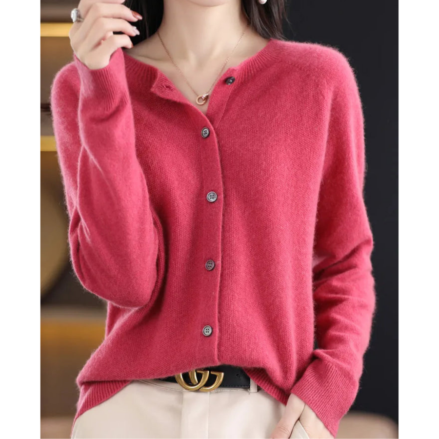 Luxury Merino Wool Cardigan for Women