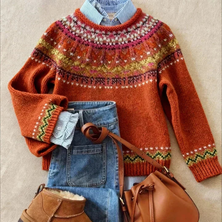 SIMONA™ | Nordic Sweater