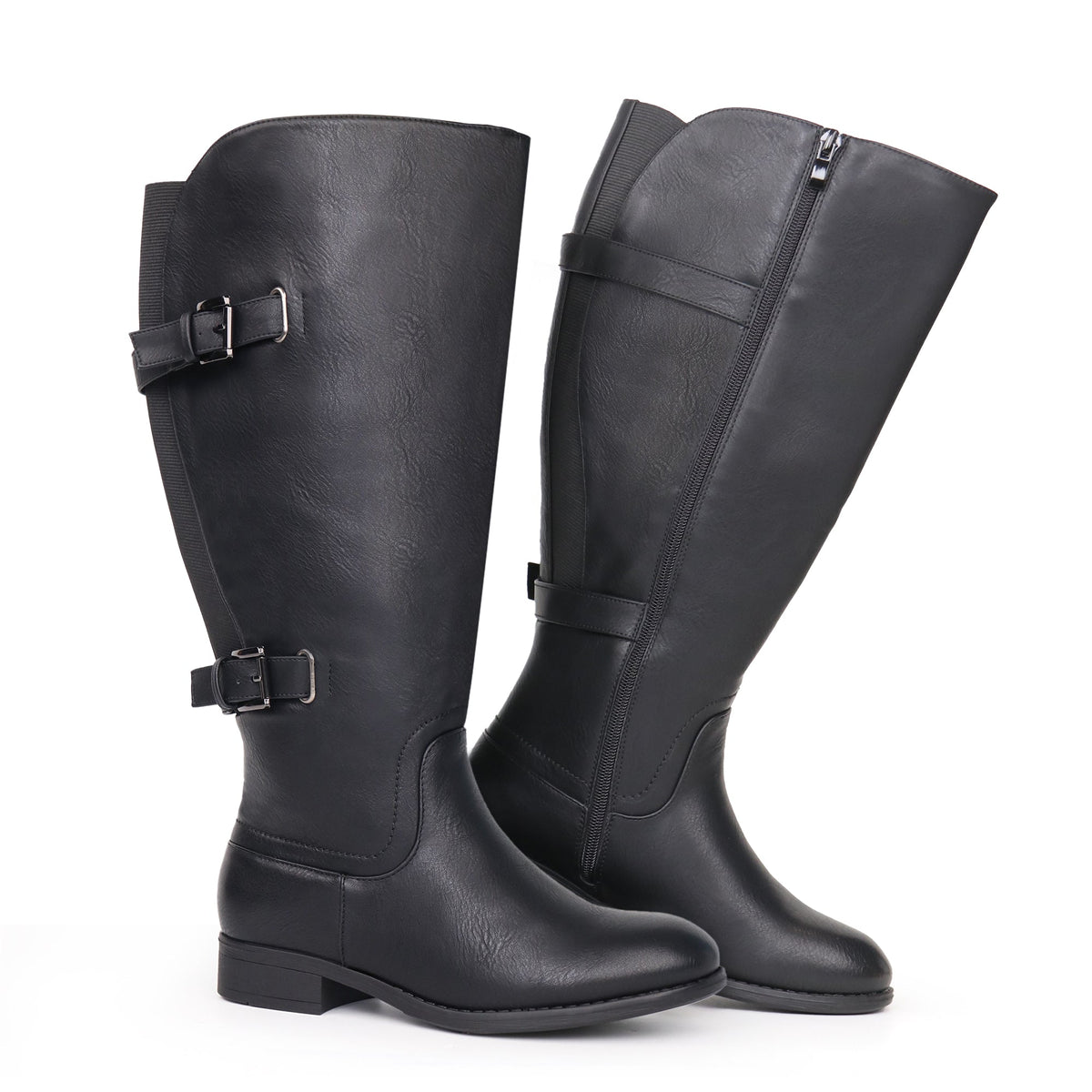 Gwen | Extra Wide Calf Back Stretch Boots