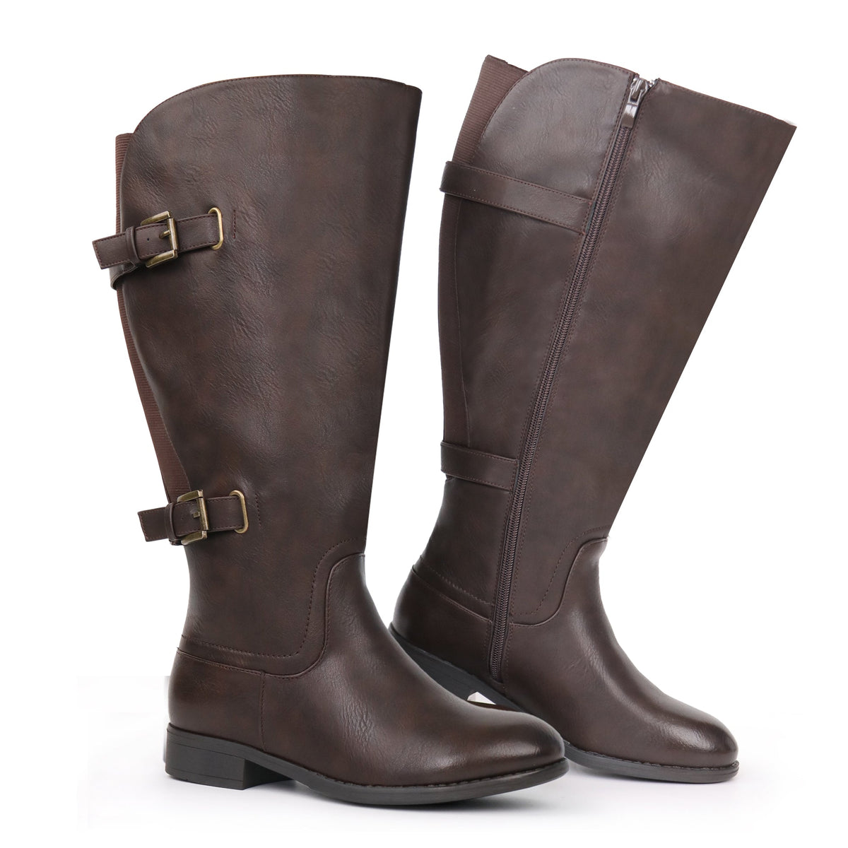 Gwen | Extra Wide Calf Back Stretch Boots
