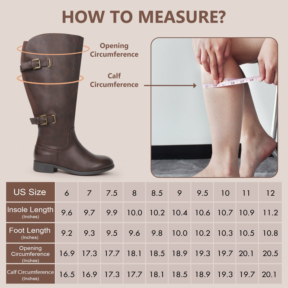 Gwen | Extra Wide Calf Back Stretch Boots