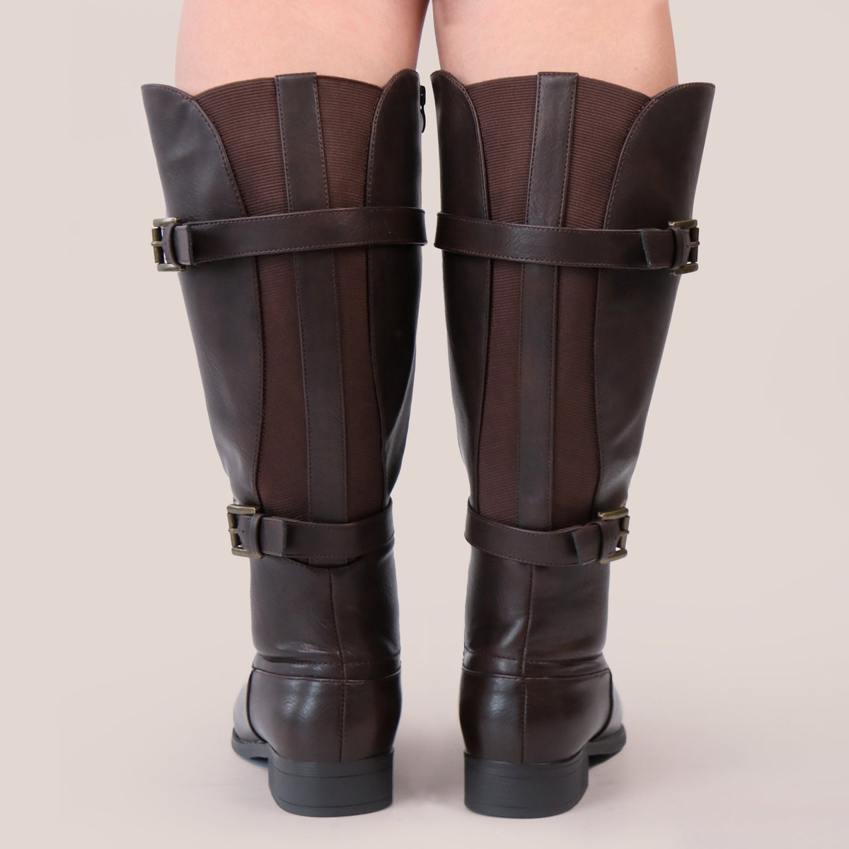 Gwen | Extra Wide Calf Back Stretch Boots