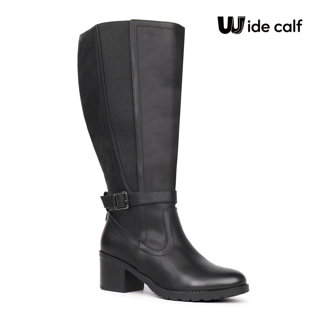 Isadora | Extra Wide Calf Stretch Panel Boots