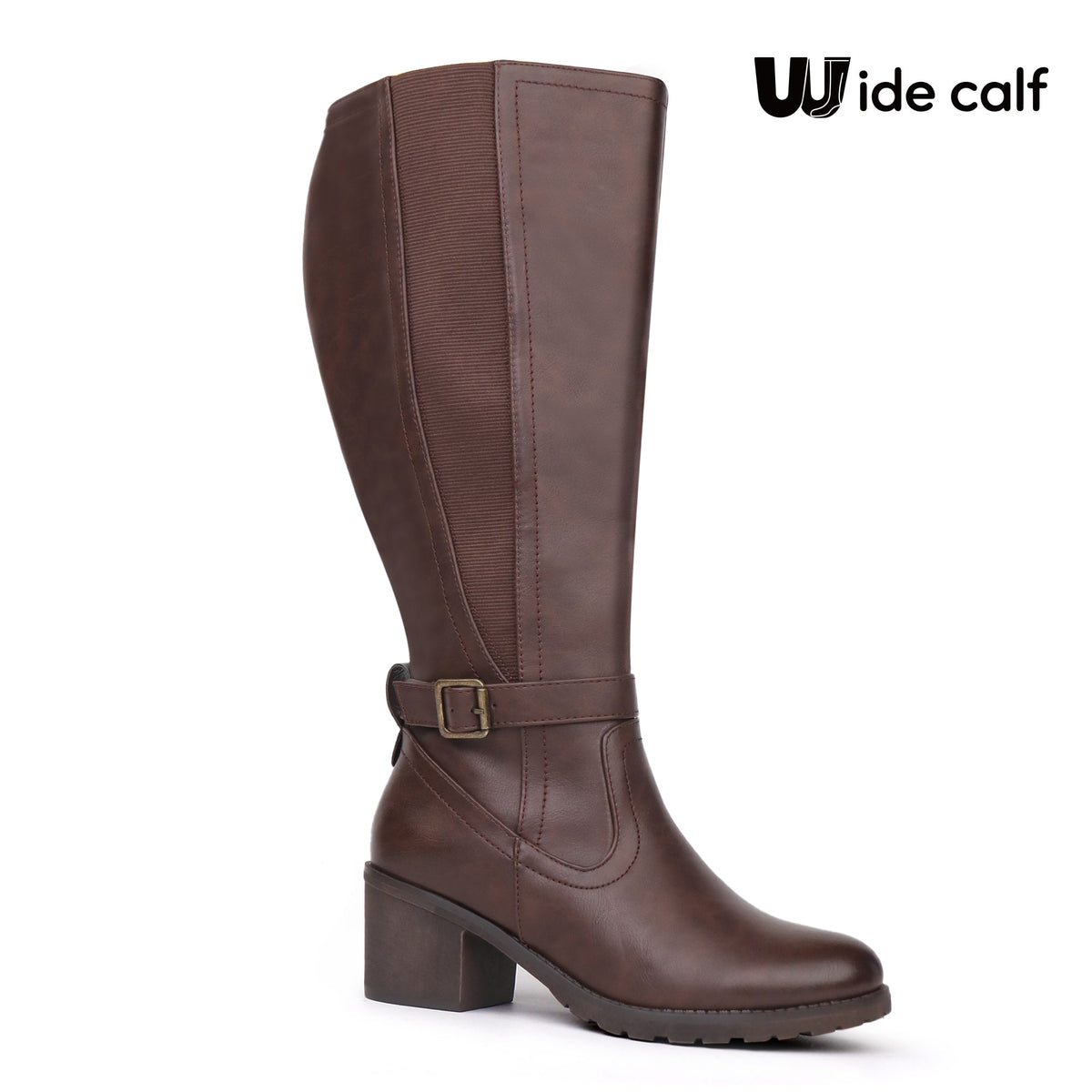 Isadora | Extra Wide Calf Stretch Panel Boots