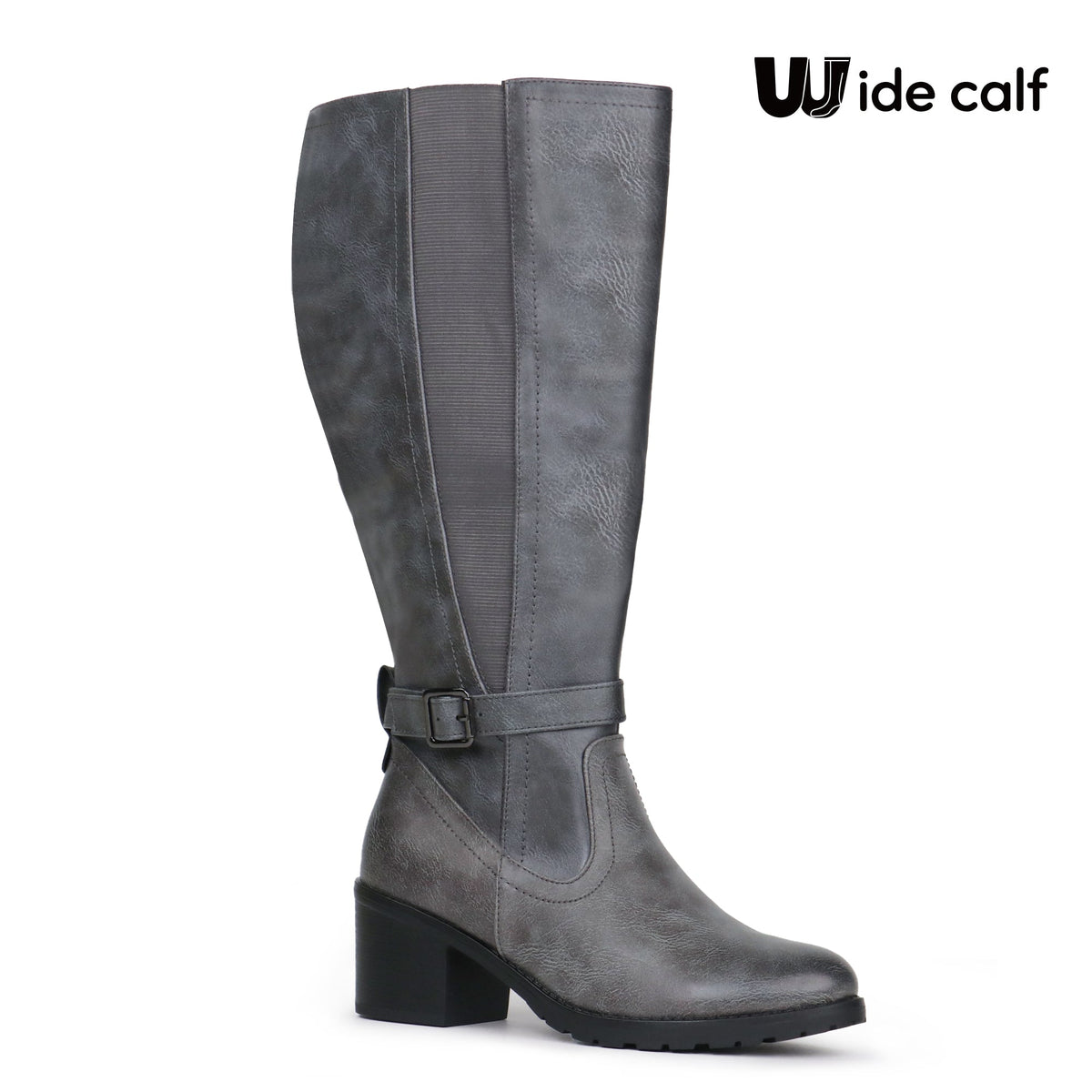 Isadora | Extra Wide Calf Stretch Panel Boots