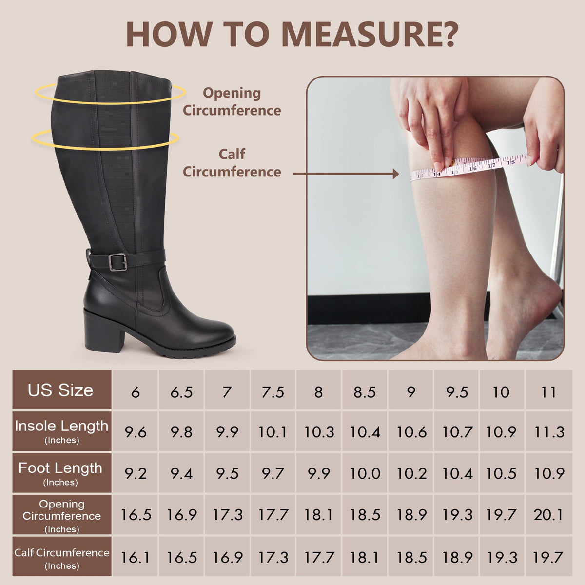 Isadora | Extra Wide Calf Stretch Panel Boots
