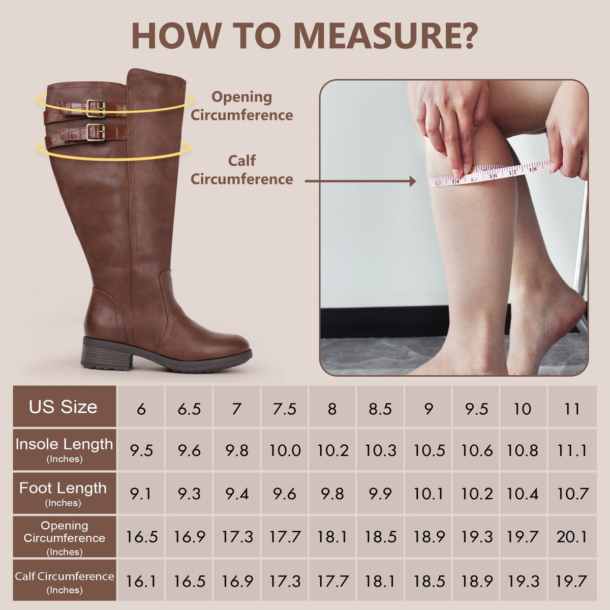 Mabel | Extra Wide Calf Stacked Buckle Boots
