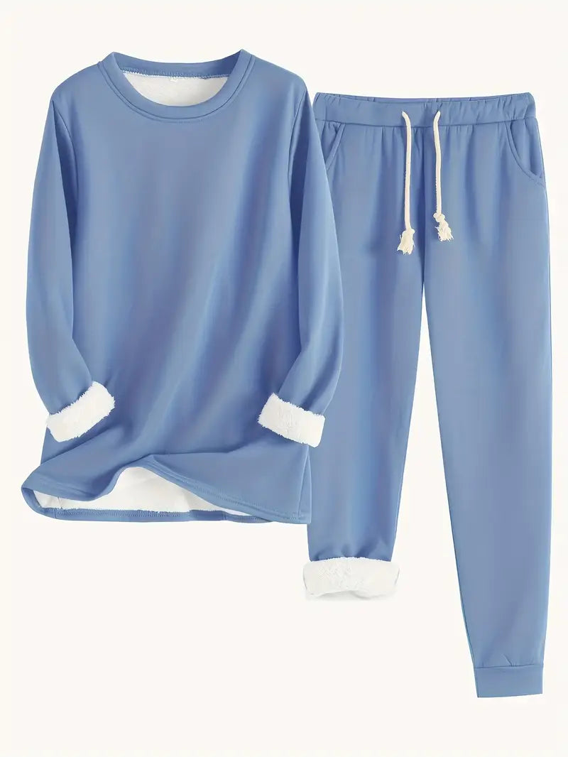 HAZEL – COZY FLEECE LOUNGE SET