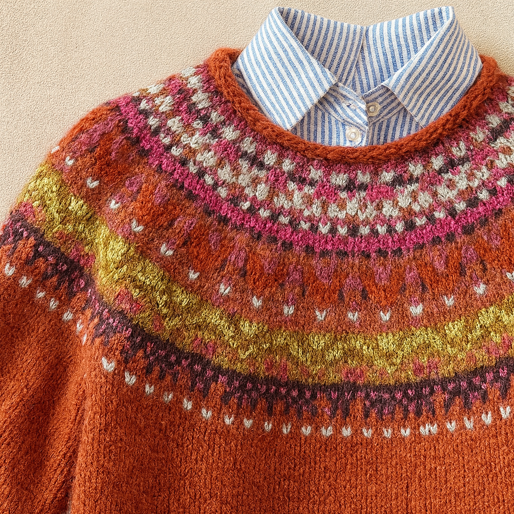 SIMONA™ | Nordic Sweater