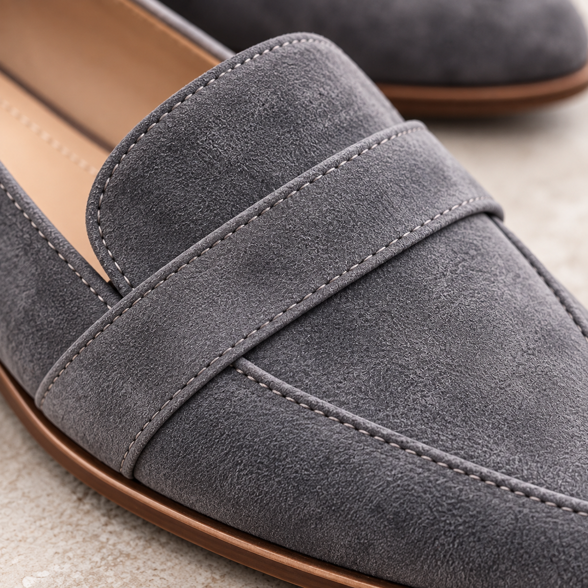Reese | Pointed-Toe Penny Loafers