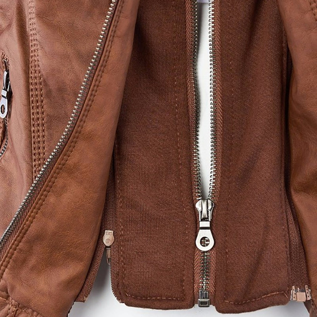 Deborah | Sturdy Elegant Leather Jacket