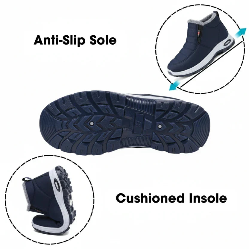 Sianna™ | Quilted Waterproof Slip-On Ankle Boots