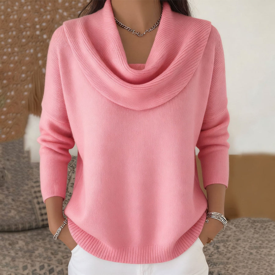Gioia | Draped Neck Sweater