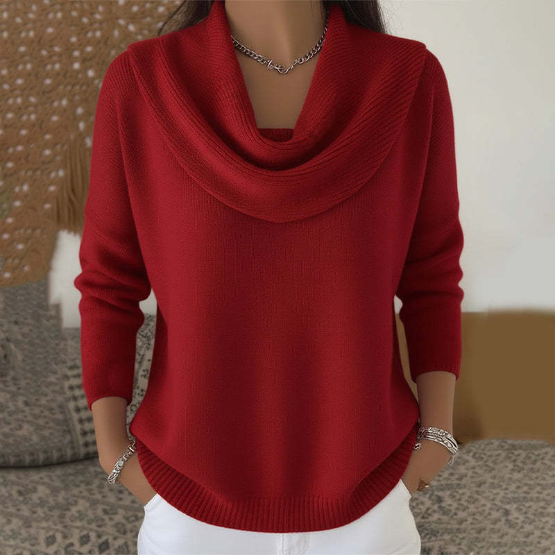 Gioia | Draped Neck Sweater