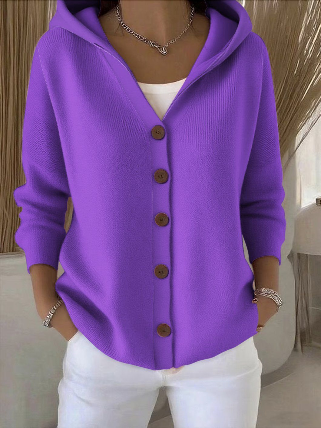Rosalia | Hooded Cardigan