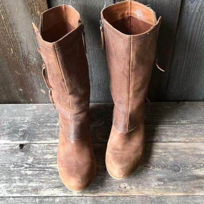 Susan | Leather Fall Boots