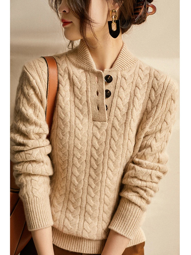Arden Button-Up Sweater