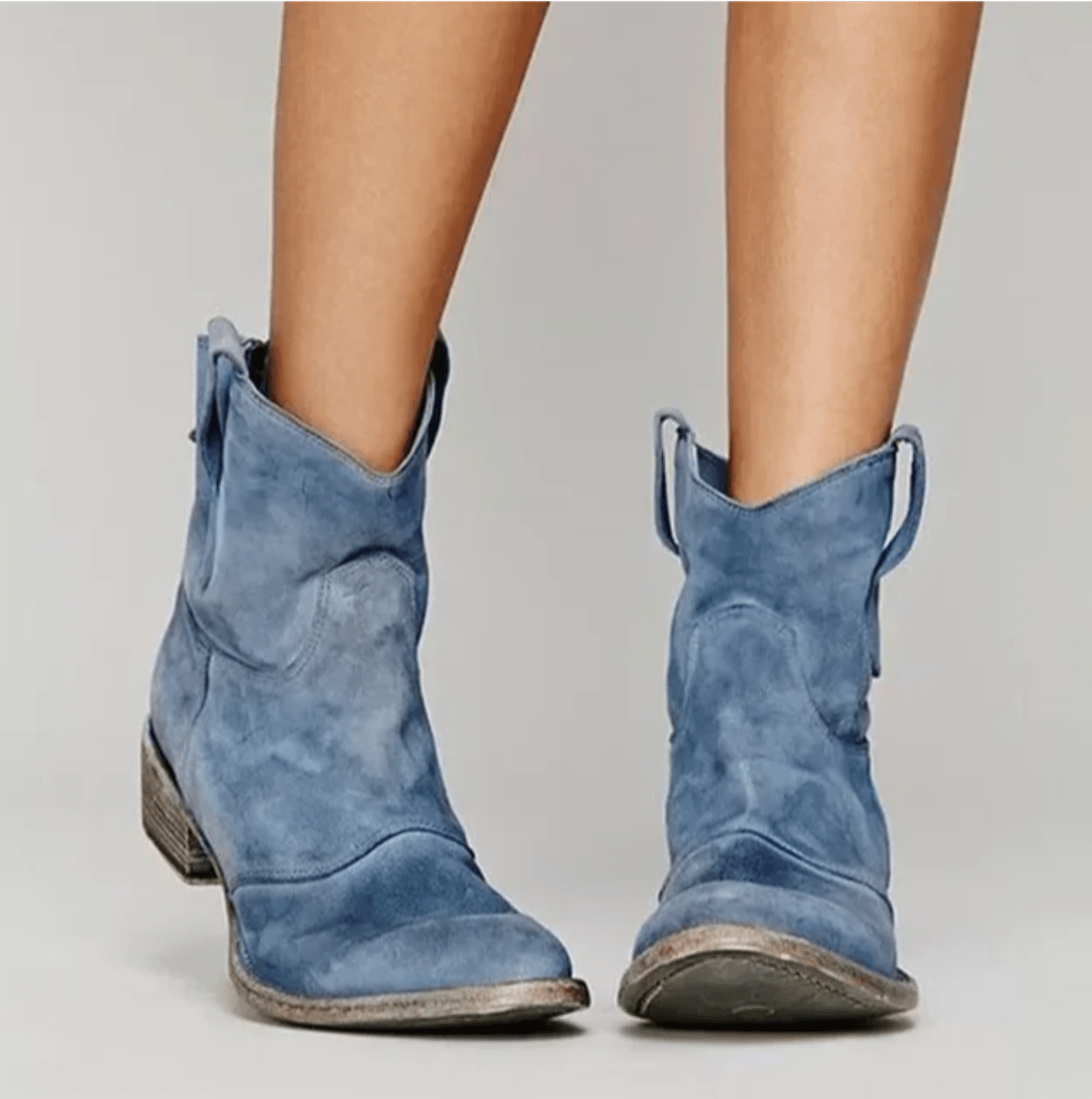 Diane | Western Pull-On Ankle Boots