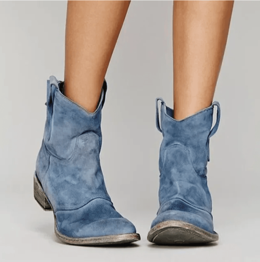 Diane | Western Pull-On Ankle Boots