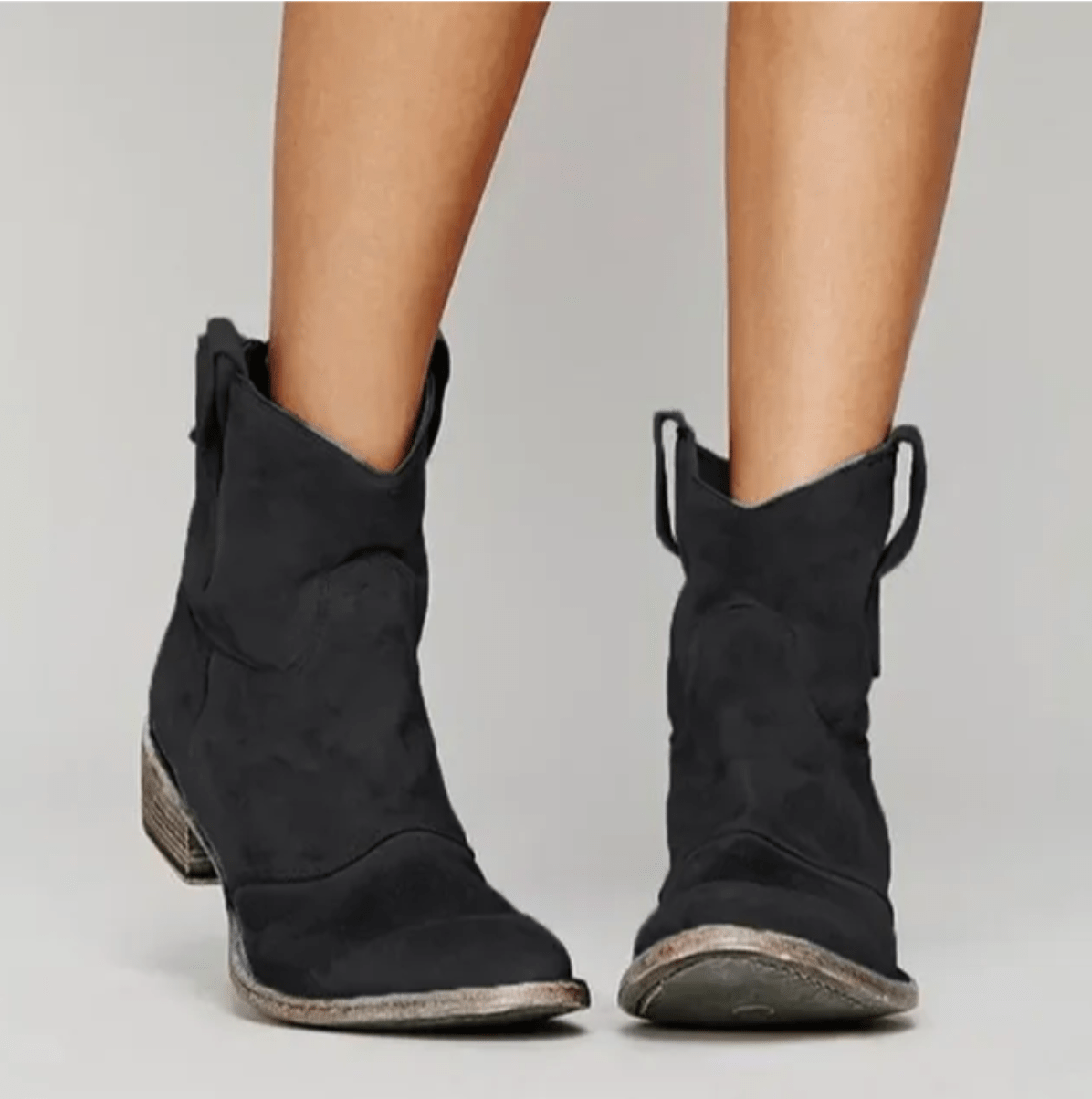 Diane | Western Pull-On Ankle Boots