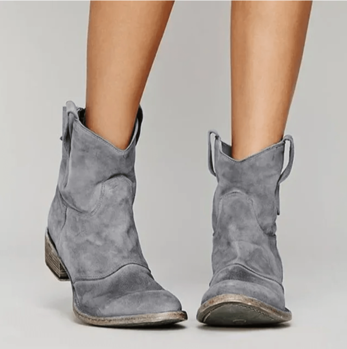 Diane | Western Pull-On Ankle Boots