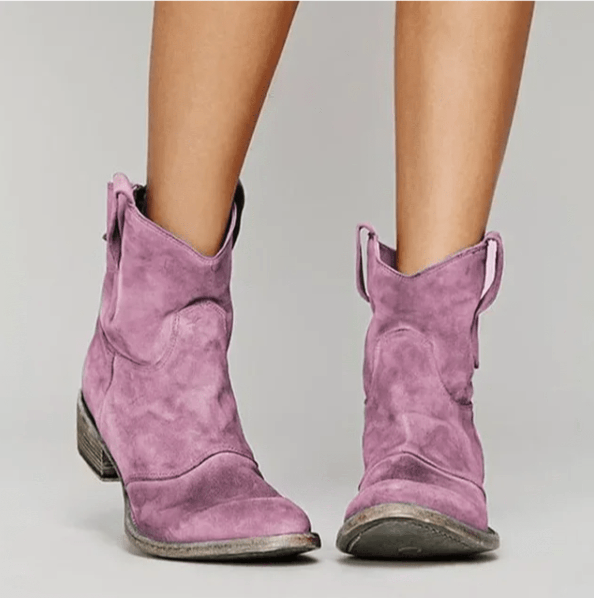 Diane | Western Pull-On Ankle Boots