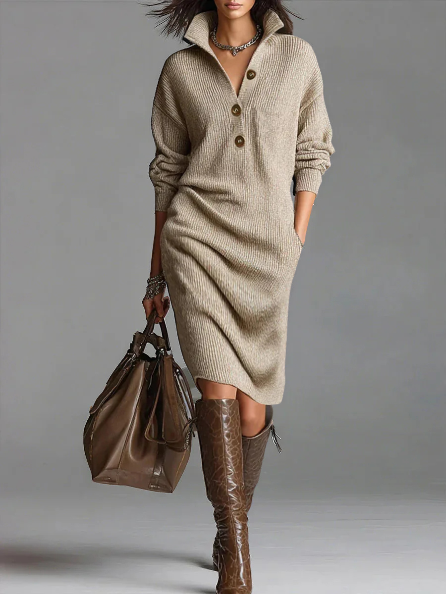 Helena's | Ribbed Midi Dress