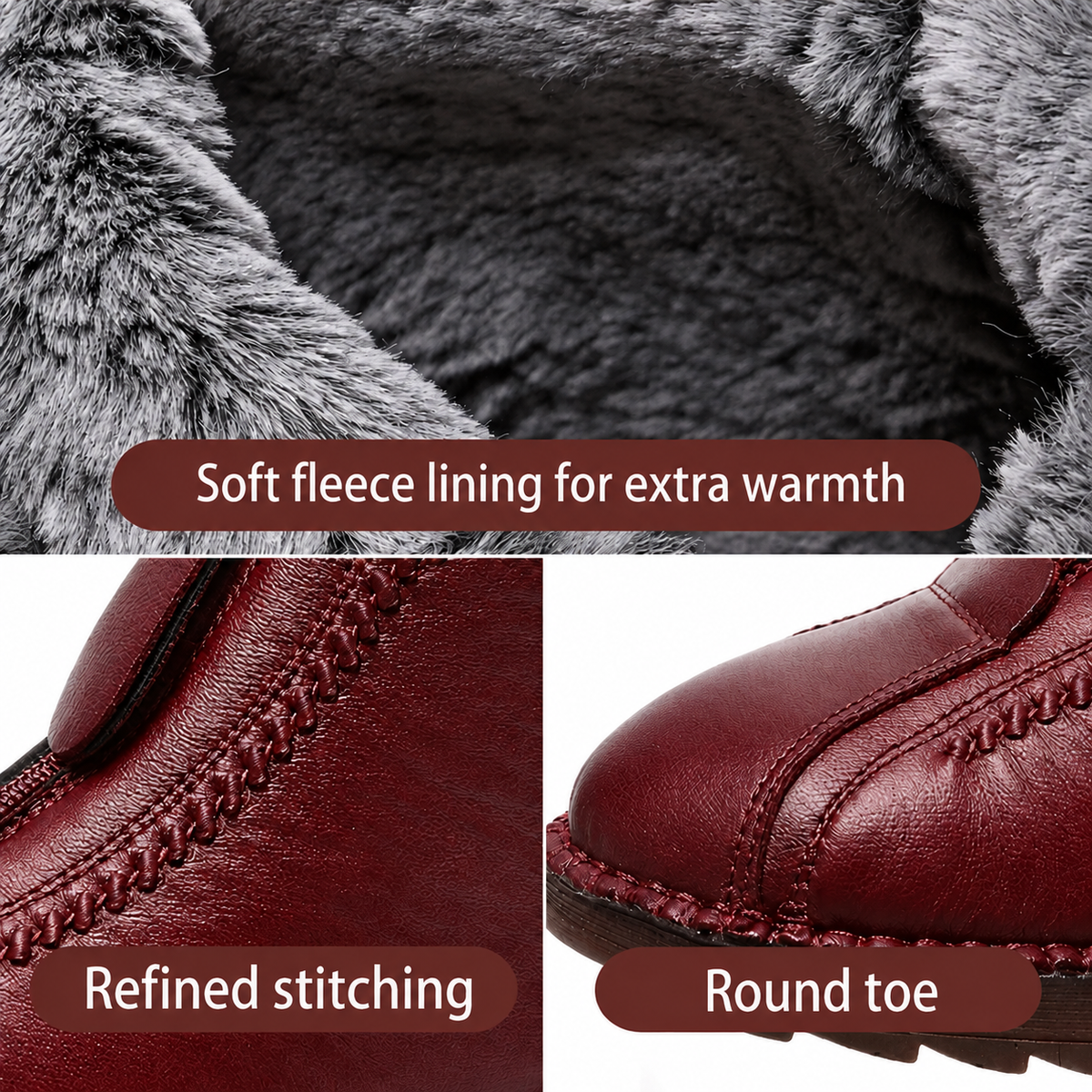 Florence™ | Orthopedic Leather Ankle Boots with Zipper