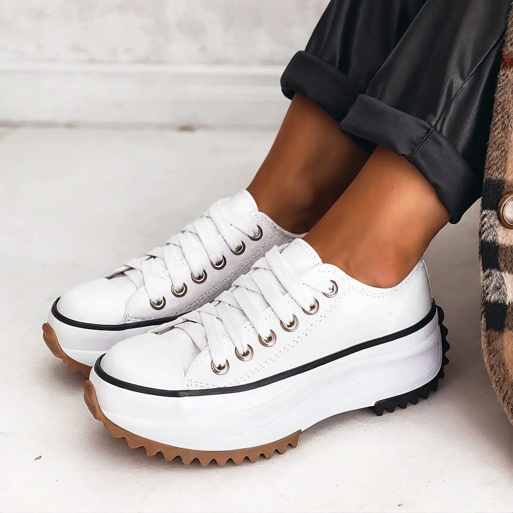 Bettina | Toothed Platform Sneakers