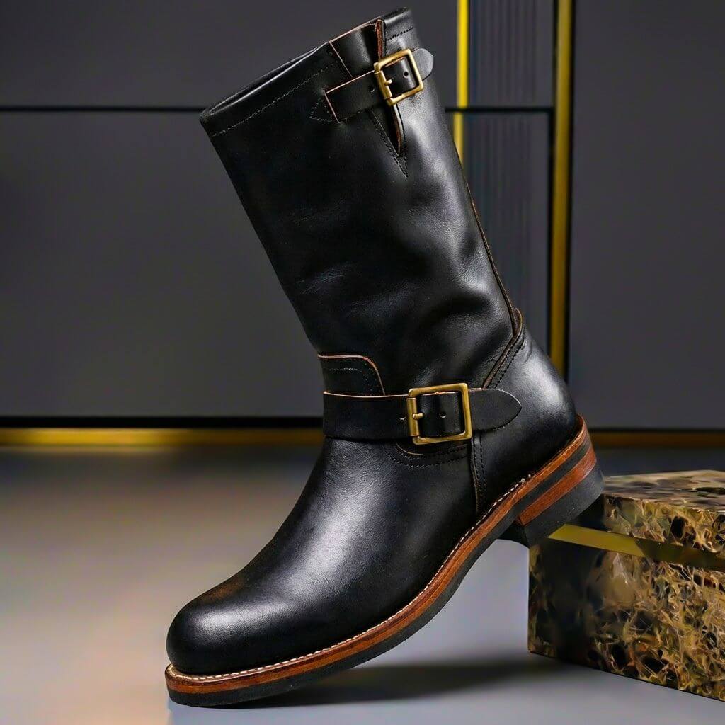 Christopher | Men's Vintage Buckle Boots