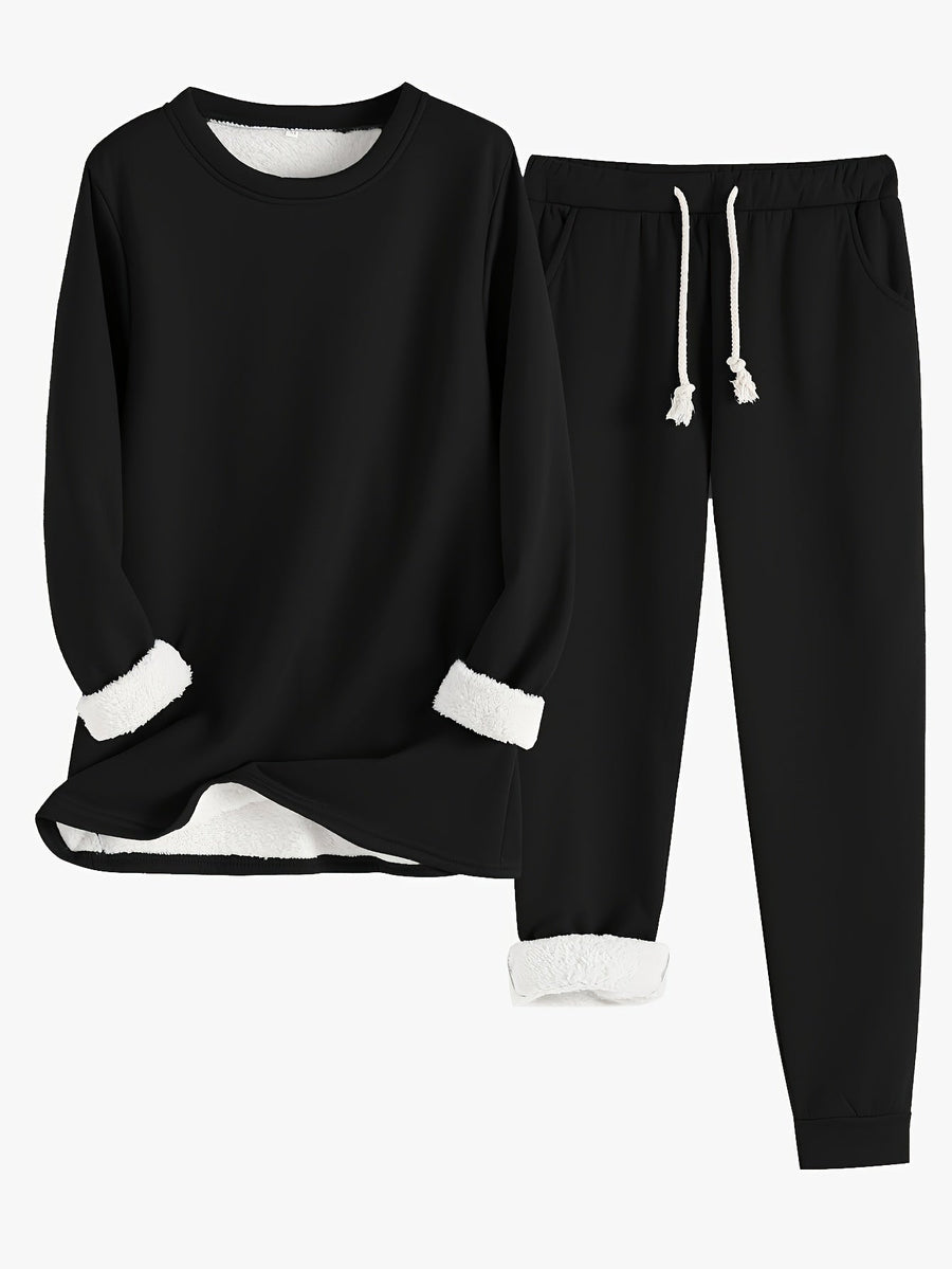 AVA – COZY FLEECE LOUNGE SET