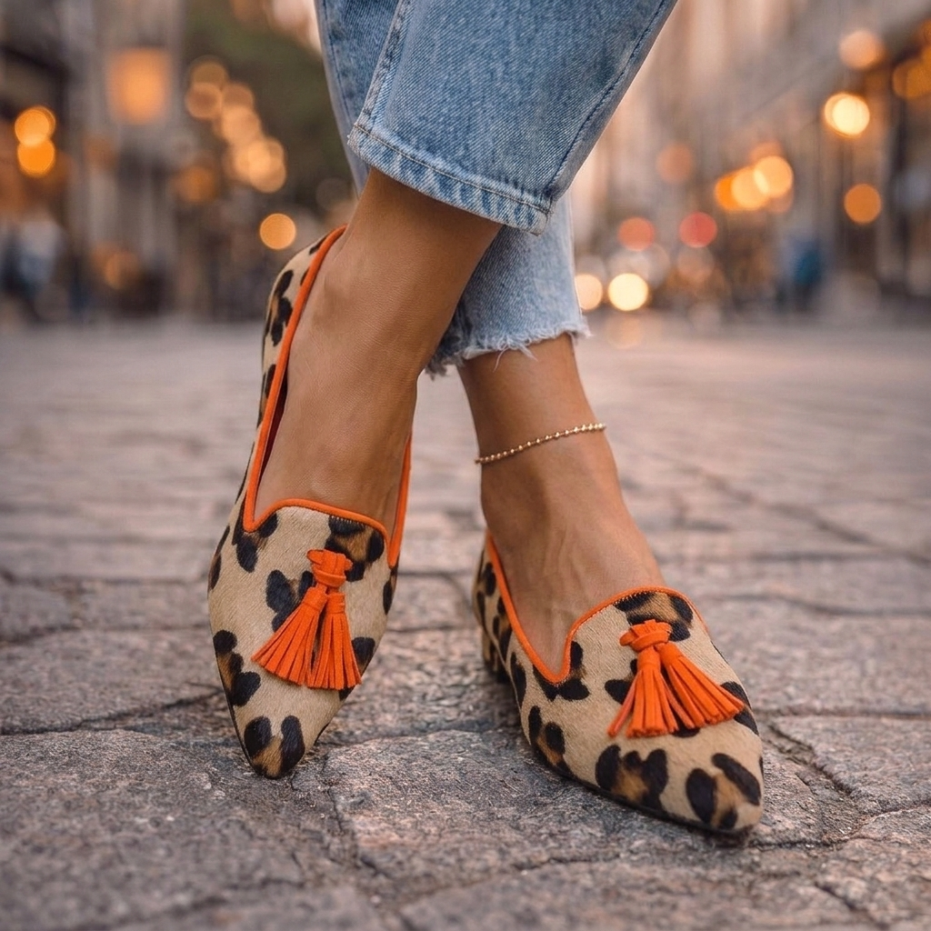 Linda | Pointed Slip-On Flats