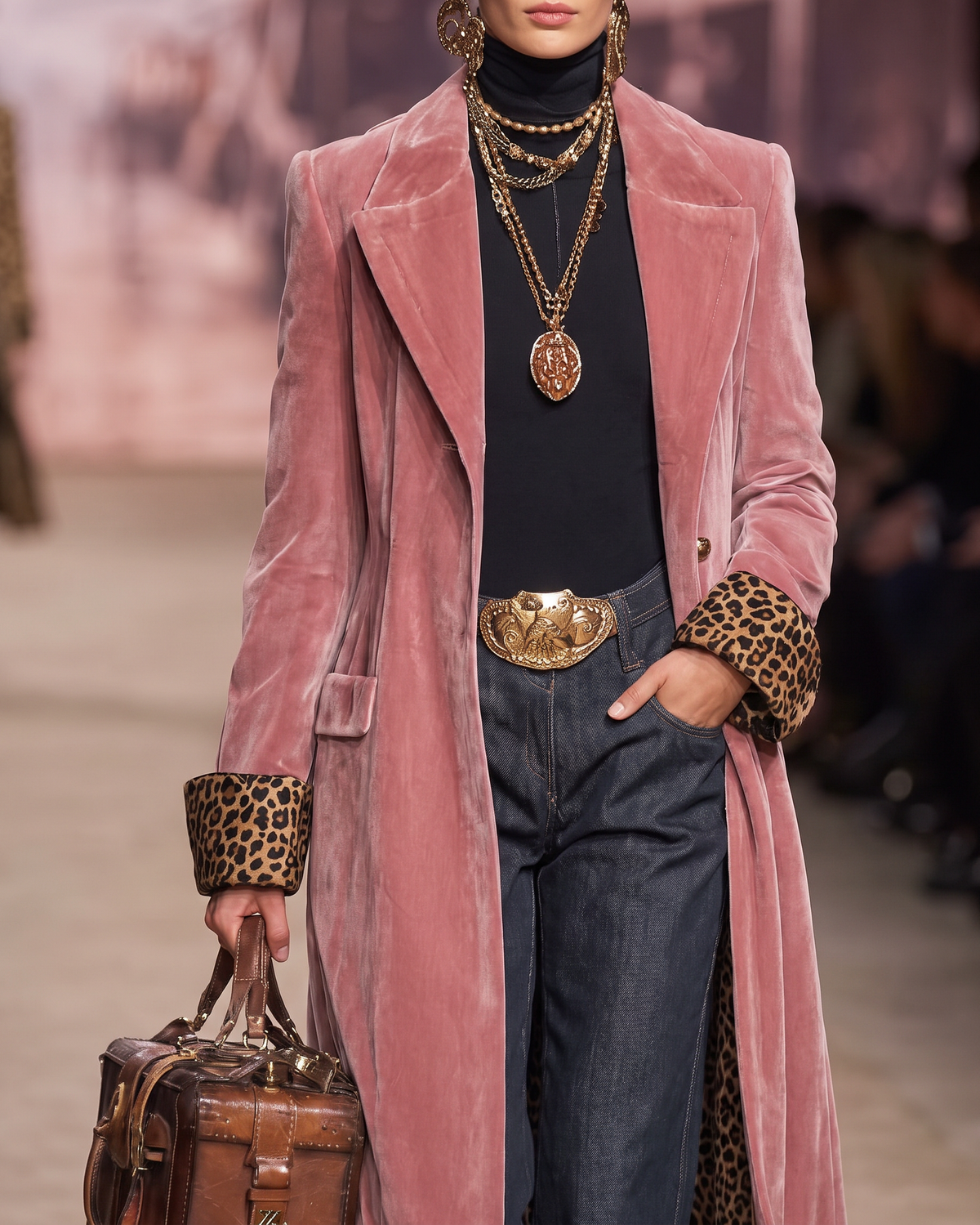 Madison | Long Velvet Tailored Coat