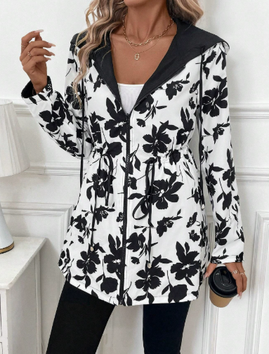 Aleah™ | Reversible Coat with Leopard Print