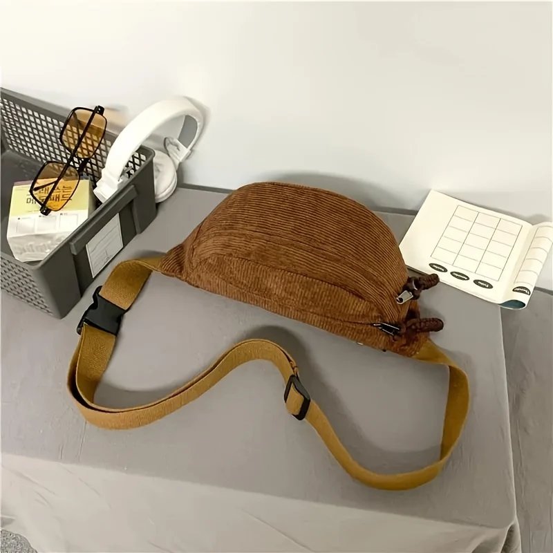 Sunniva™ – Ribbed Adjustable Crossbody Belt Bag