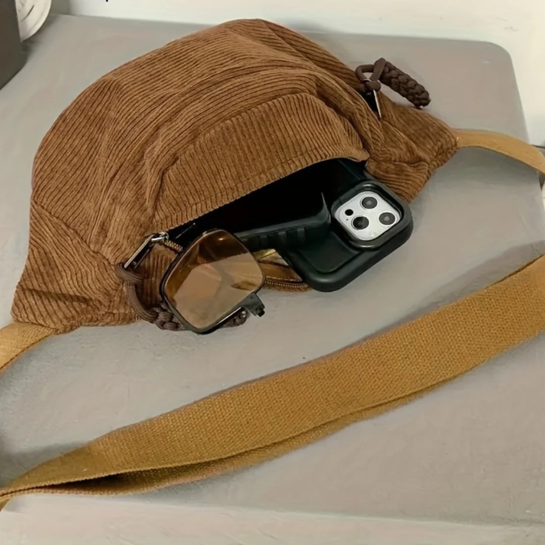 Sunniva™ – Ribbed Adjustable Crossbody Belt Bag