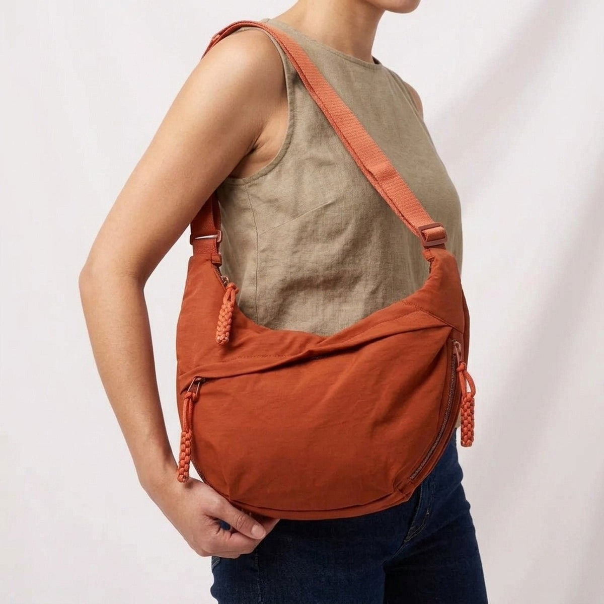 Oline™ – Anti-Theft Half-Moon Crossbody Shoulder Bag